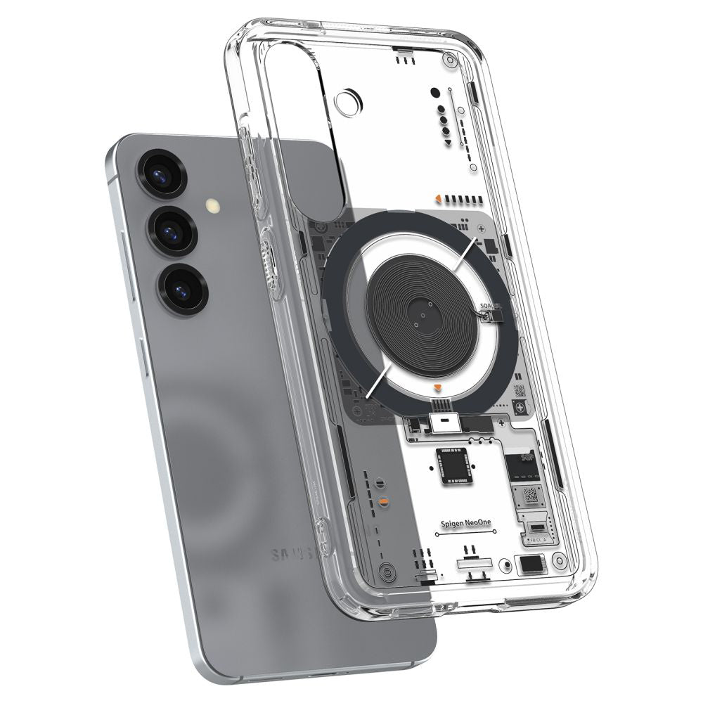 Futrola MagSafe za Samsung Galaxy S25 S931, Spigen, Ultra Hybrid Neo One, Transparentna ACS09470