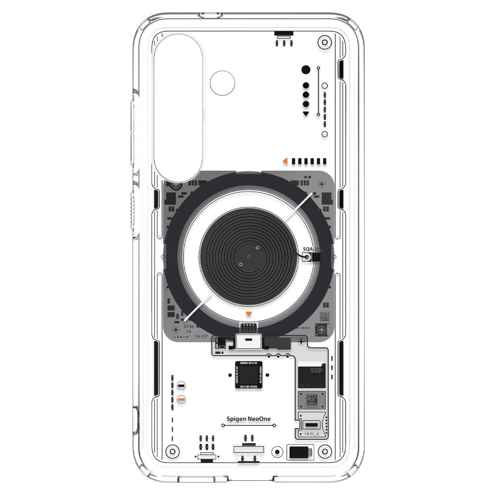 Futrola MagSafe za Samsung Galaxy S25 S931, Spigen, Ultra Hybrid Neo One, Transparentna ACS09470
