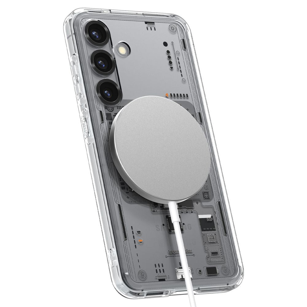 Futrola MagSafe za Samsung Galaxy S25 S931, Spigen, Ultra Hybrid Neo One, Transparentna ACS09470