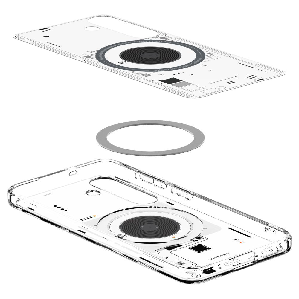 Futrola MagSafe za Samsung Galaxy S25 S931, Spigen, Ultra Hybrid Neo One, Transparentna ACS09470