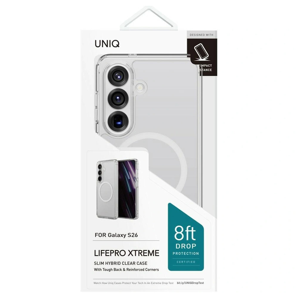 Futrola MagSafe za Samsung Galaxy S25 S931, UNIQ, LifePro Xtreme MagClick, Providna