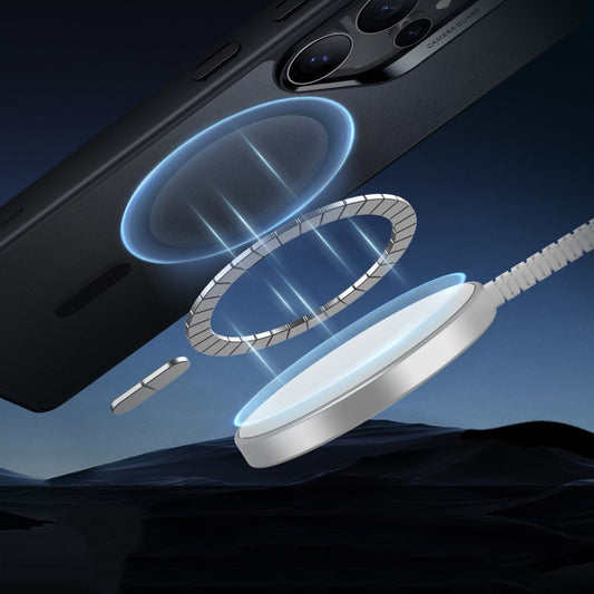 Husa MagSafe za Samsung Galaxy S25 Ultra S938, ESR, Classic Hybrid, Crna Satinirana