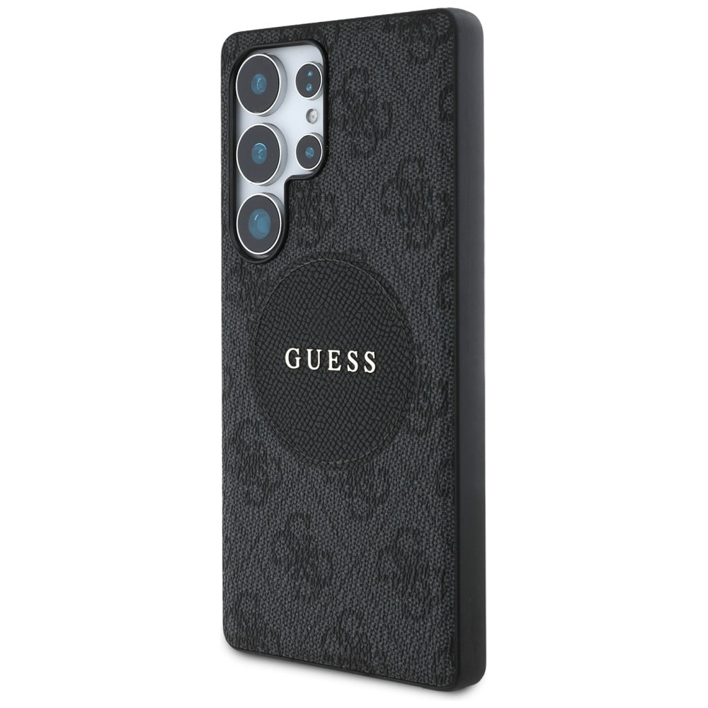 Futrola MagSafe za Samsung Galaxy S25 Ultra S938, Guess, 4G Circle Classic Logo, Crna