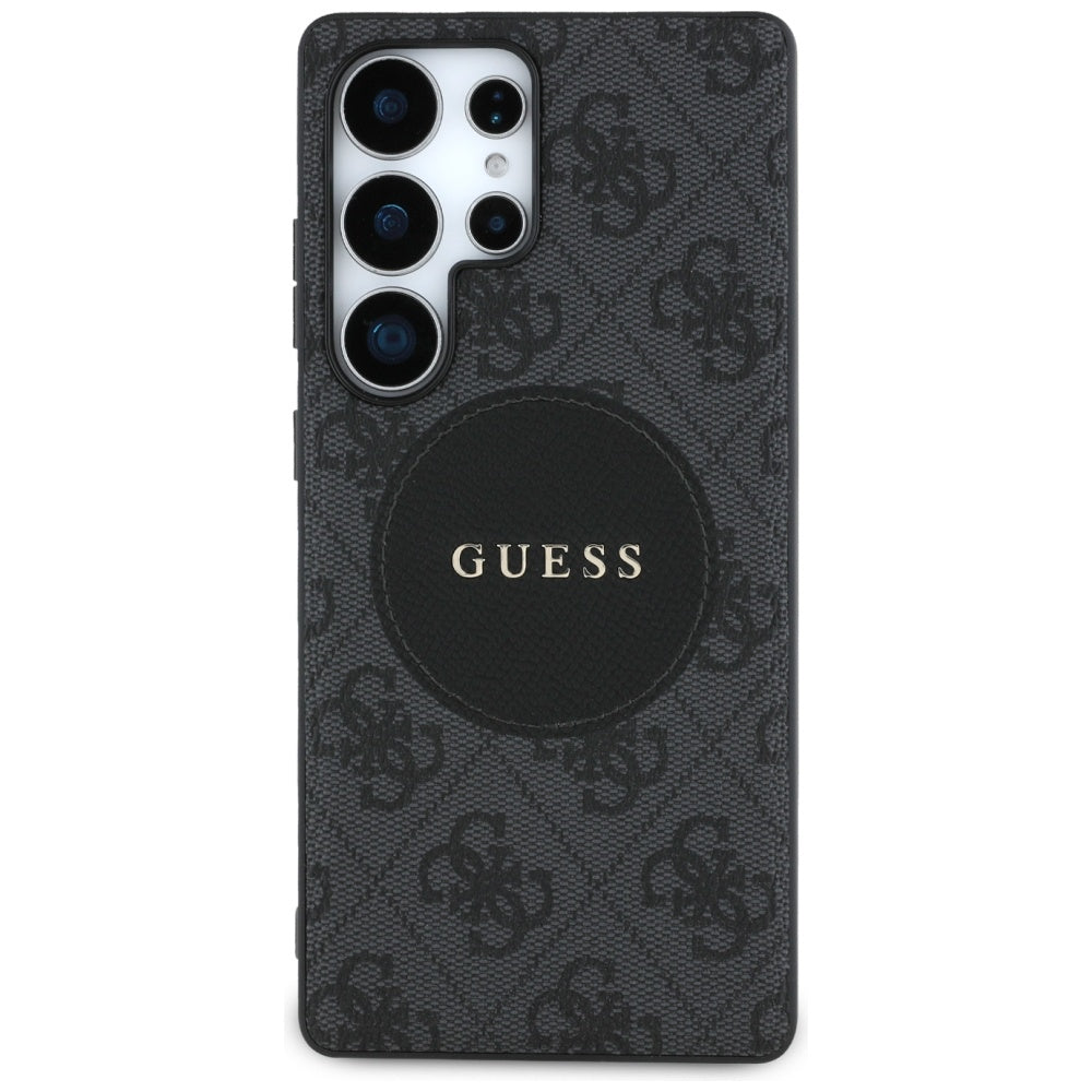 Futrola MagSafe za Samsung Galaxy S25 Ultra S938, Guess, 4G Circle Classic Logo, Crna
