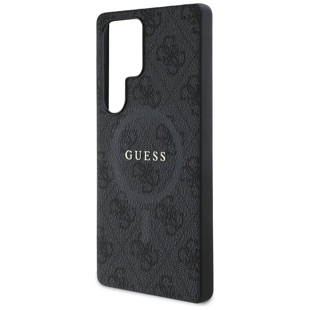 Futrola MagSafe za Samsung Galaxy S25 Ultra S938, Guess, 4G Ring Classic Logo, Crna