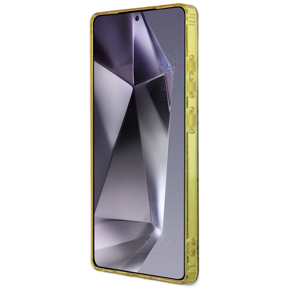 Futrola MagSafe za Samsung Galaxy S25 Ultra S938, Guess, IML Glitter 4G Circle Triangle, Braon