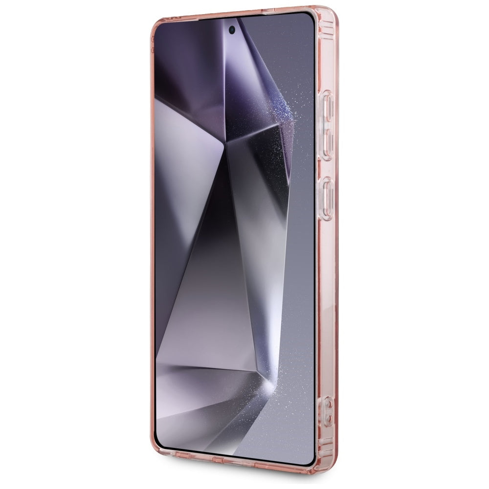 Futrola MagSafe za Samsung Galaxy S25 Ultra S938, Guess, IML Glitter Circle, Roze