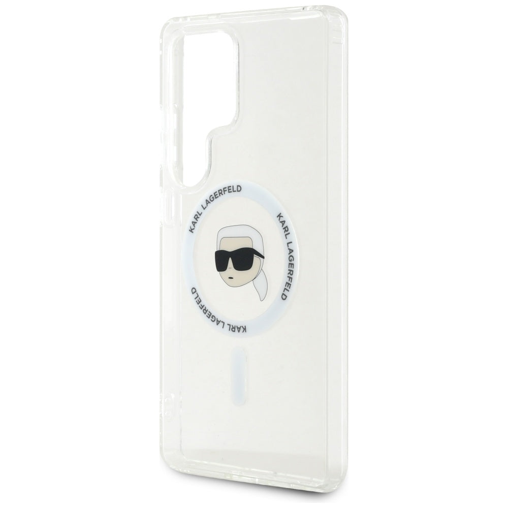 Futrola MagSafe za Samsung Galaxy S25 Ultra S938, Karl Lagerfeld, IML Karl's Head, Bela