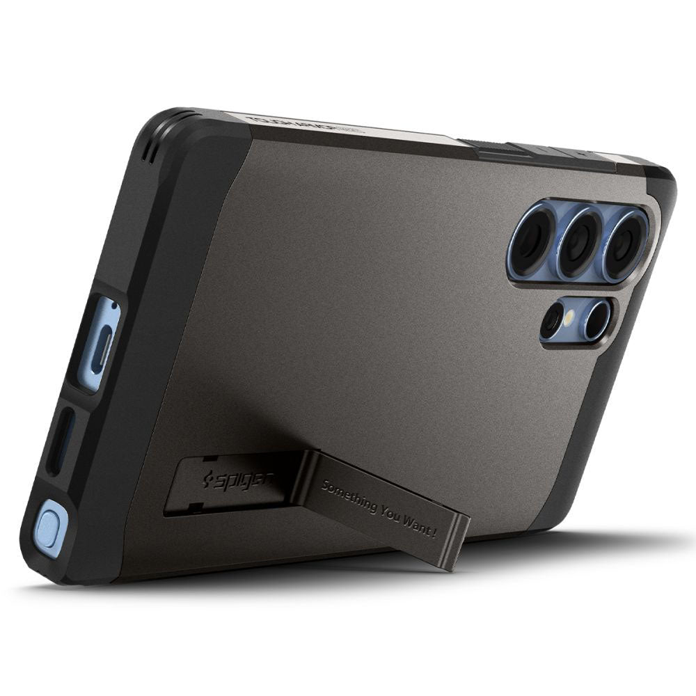 Futrola MagSafe za Samsung Galaxy S25 Ultra S938, Spigen, Tough Armor, Siva ACS08965