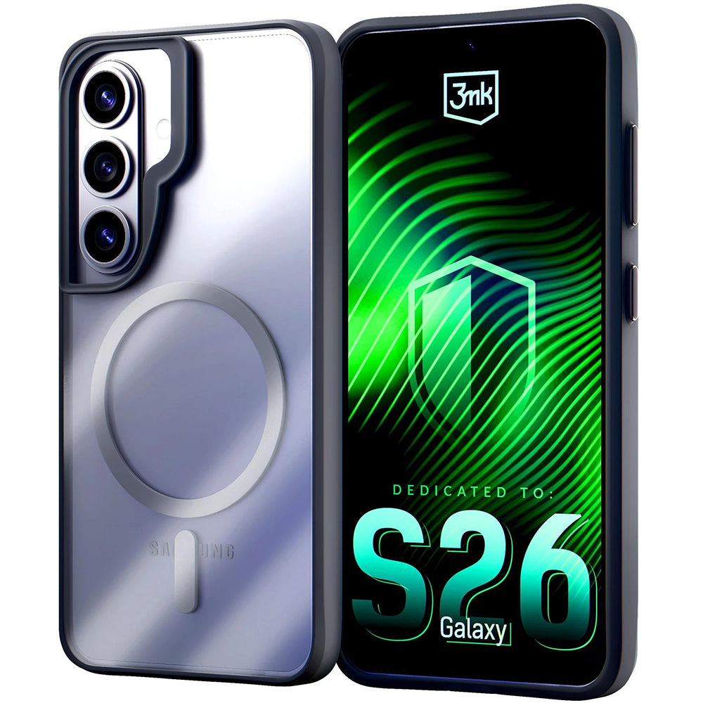Futrola MagSafe za Samsung Galaxy S26, 3MK, Satin Armor, Providna