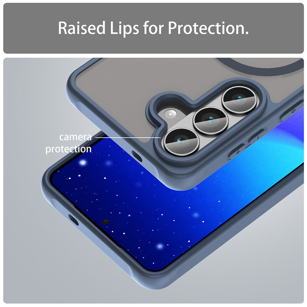 MagSafe futrola za Samsung Galaxy S26 FE S741, Techsuit, HaloFrost II, Tamnoplava