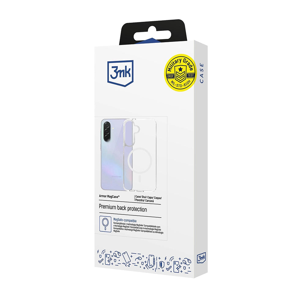 Futrola MagSafe za Samsung Galaxy S26 Plus S947, 3MK, Armor MagCase, Providna