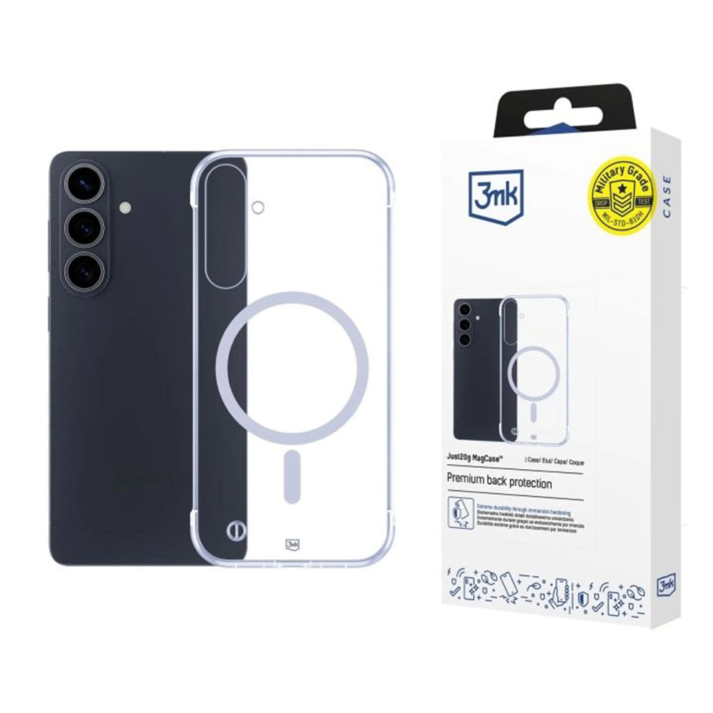 Futrola MagSafe za Samsung Galaxy S26 Plus, 3MK, Just20g, Providna