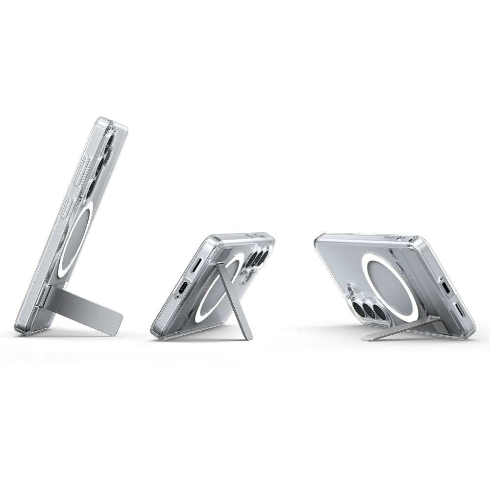 Futrola MagSafe za Samsung Galaxy S26 Plus S947, Spigen, Ultra Hybrid S, Transparent Bela ACS11050