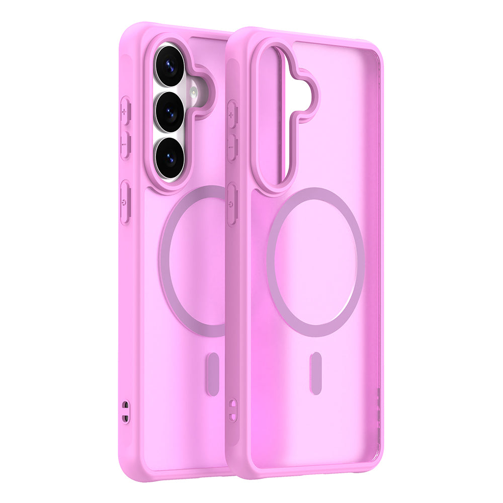 Futrola MagSafe za Samsung Galaxy S26 Plus S947, Techsuit, HaloFrost II, Roze
