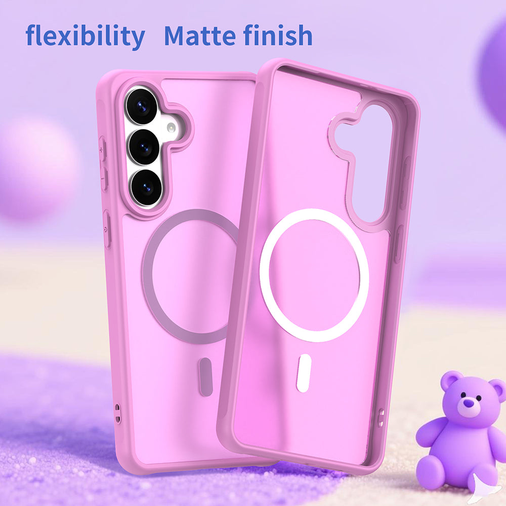 Futrola MagSafe za Samsung Galaxy S26 Plus S947, Techsuit, HaloFrost II, Roze