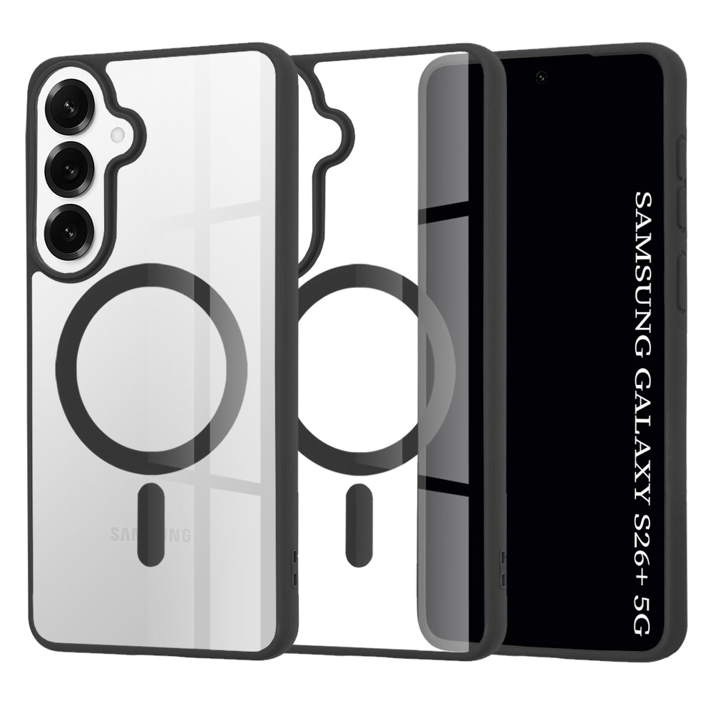Husa MagSafe za Samsung Galaxy S26 Plus S947, Techsuit, Pro, Crna