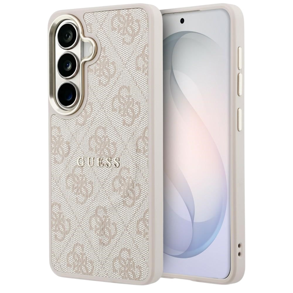 Futrola MagSafe za Samsung Galaxy S26 S942, Guess, 4G Embossed Ring, Roze