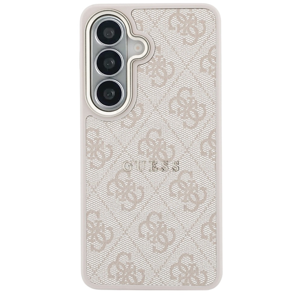 Futrola MagSafe za Samsung Galaxy S26 S942, Guess, 4G Embossed Ring, Roze