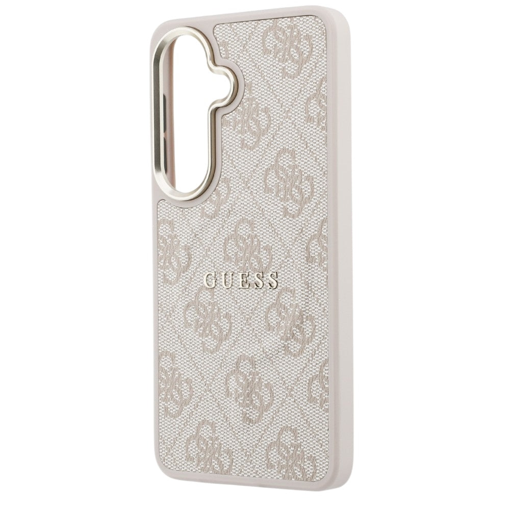 Futrola MagSafe za Samsung Galaxy S26 S942, Guess, 4G Embossed Ring, Roze