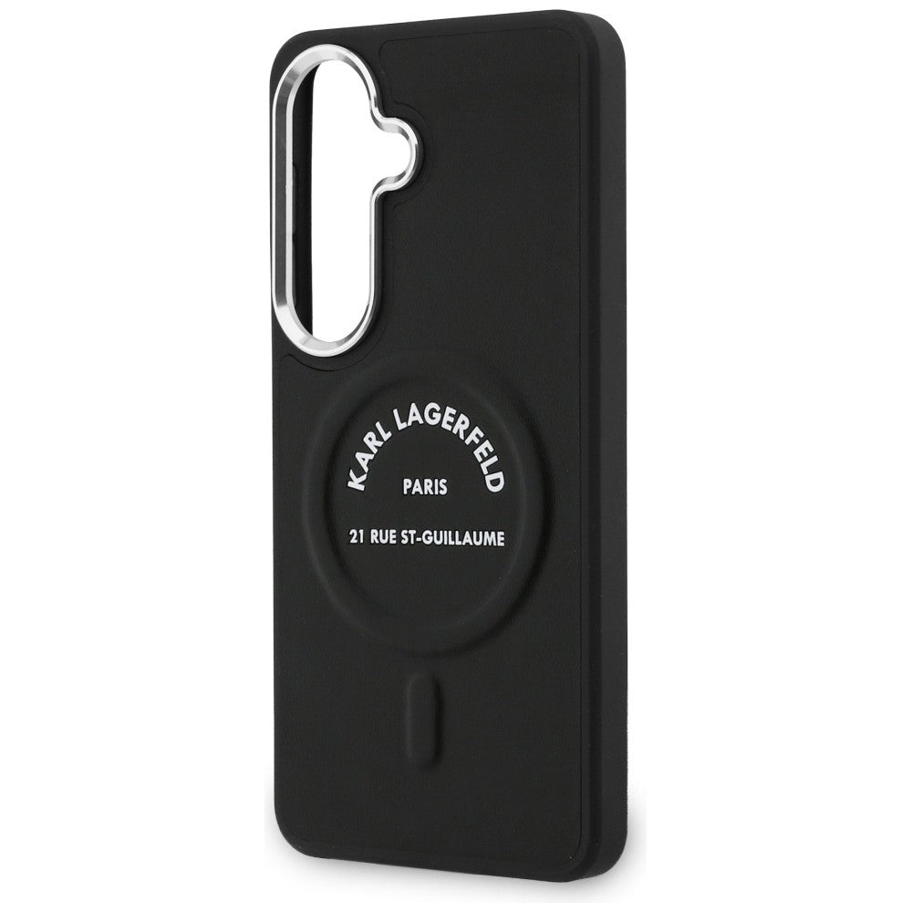 Futrola MagSafe za Samsung Galaxy S26 S942, Karl Lagerfeld, Karl RSG Logo, Crna