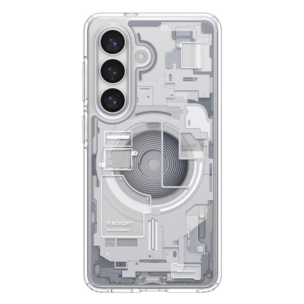 Husa MagSafe za Samsung Galaxy S26 S942, Spigen, Ultra Hybrid Zero One, Bela ACS10737