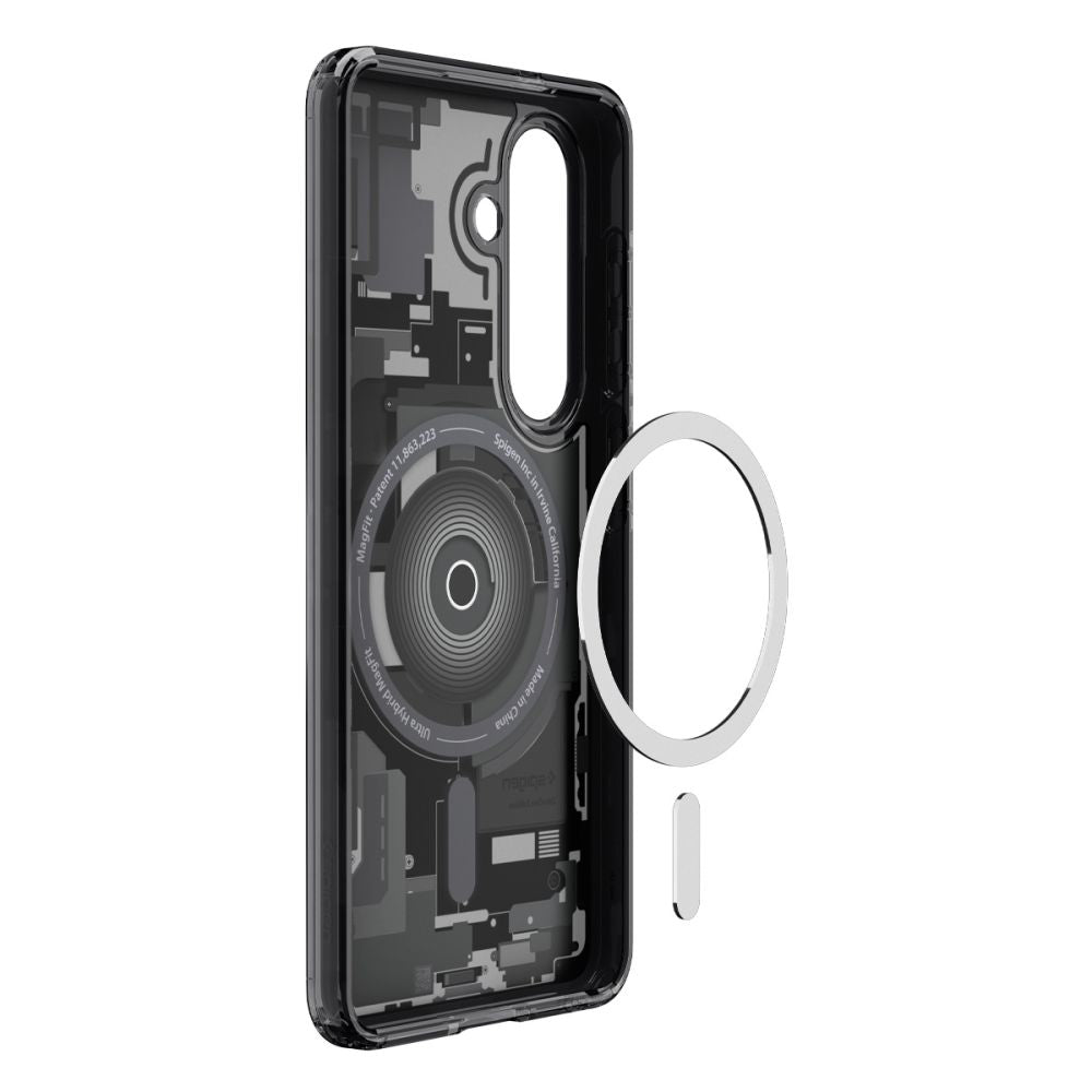Husa MagSafe za Samsung Galaxy S26 S942, Spigen, Ultra Hybrid Zero One, Crna ACS10736