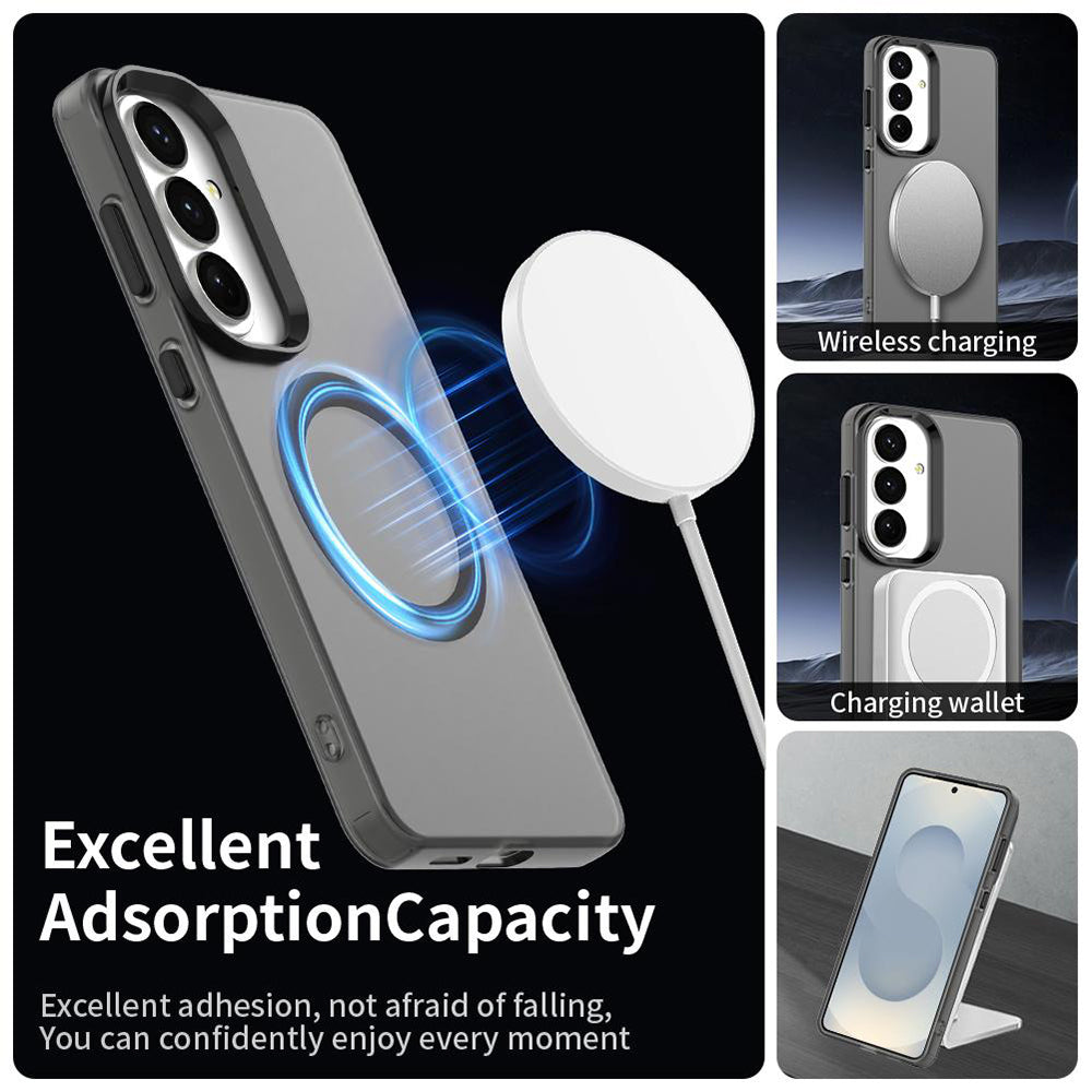 Futrola MagSafe za Samsung Galaxy S26 S942, Techsuit, CandyCase, Crna