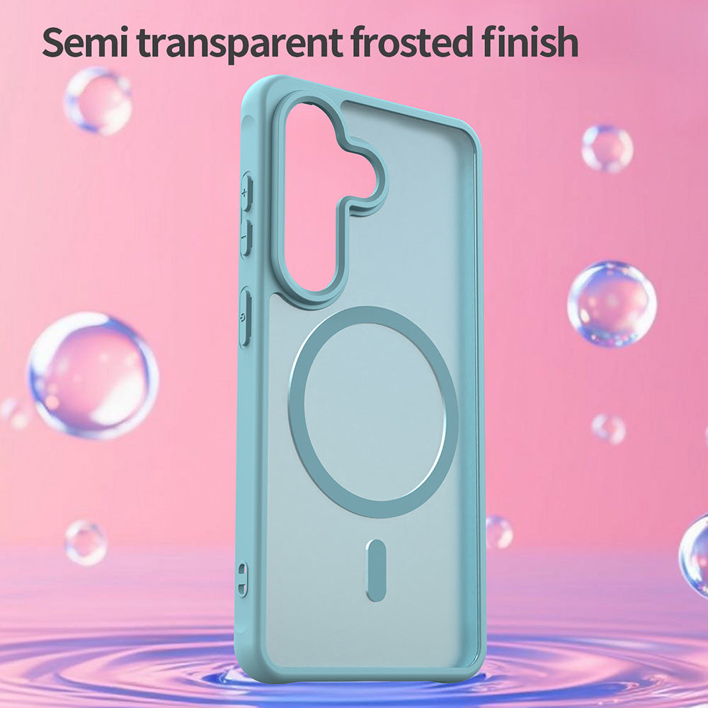 Futrola MagSafe za Samsung Galaxy S26 S942, Techsuit, HaloFrost II, Svijetlo Zelena