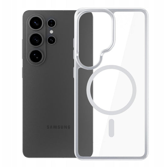 Futrola MagSafe za Samsung Galaxy S26 Ultra, 3MK, Armor MagCase, Providna