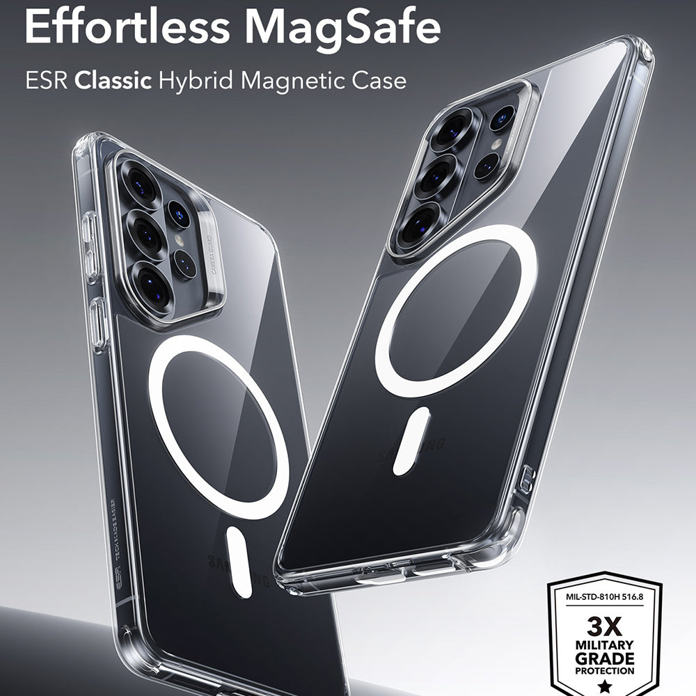 Futrola MagSafe za Samsung Galaxy S26 Ultra S948, ESR, Classic Hybrid, Transparenta