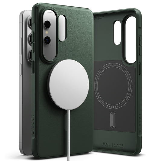 Futrola MagSafe za Samsung Galaxy S26 Ultra, Ringke, Onyx, Tamno Zelena