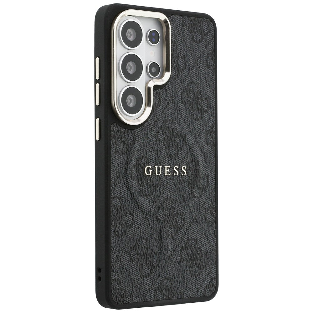 Futrola MagSafe za Samsung Galaxy S26 Ultra S948, Guess, 4G Embossed Ring, Crna