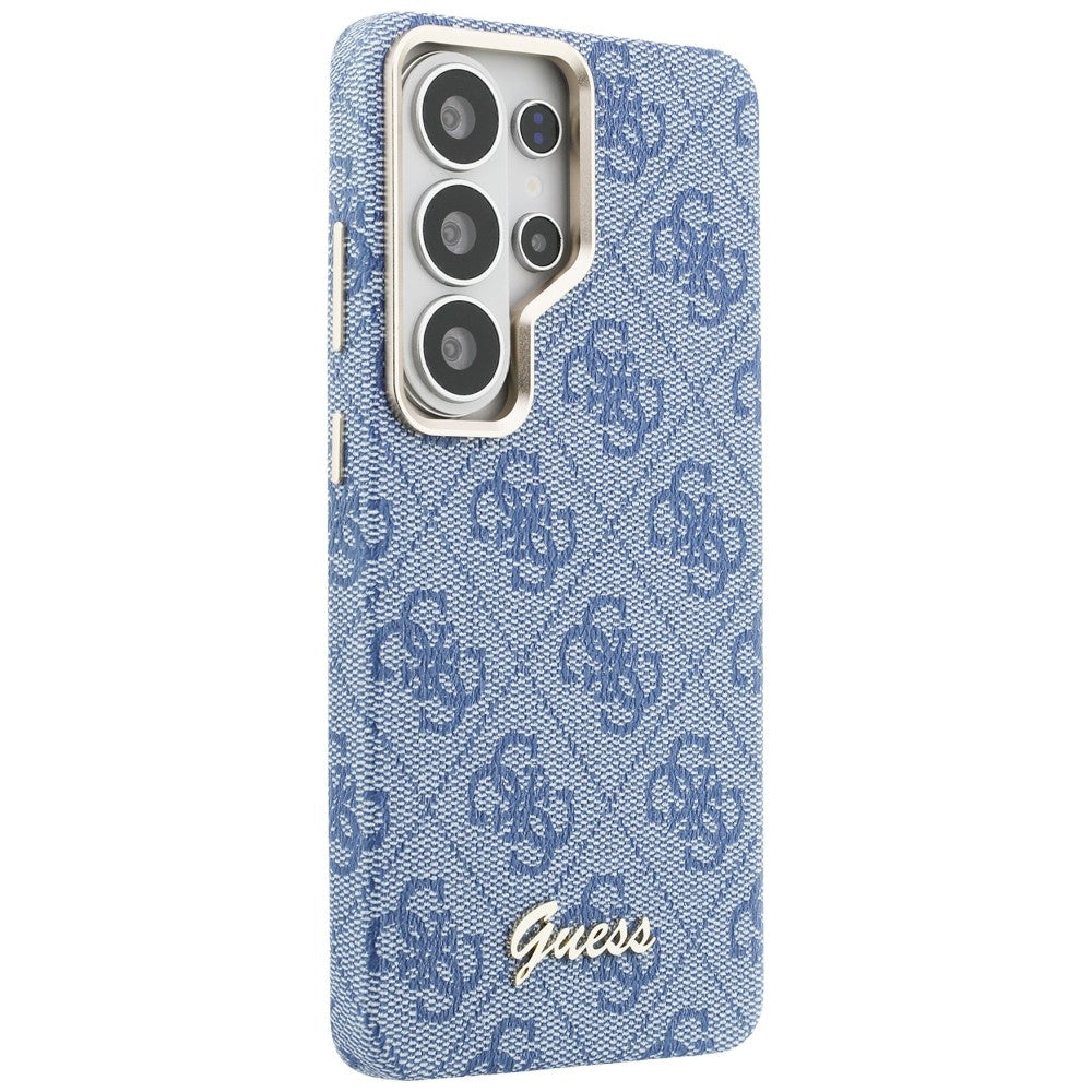 Futrola MagSafe za Samsung Galaxy S26 Ultra S948, Guess, 4G Script Logo, Plava