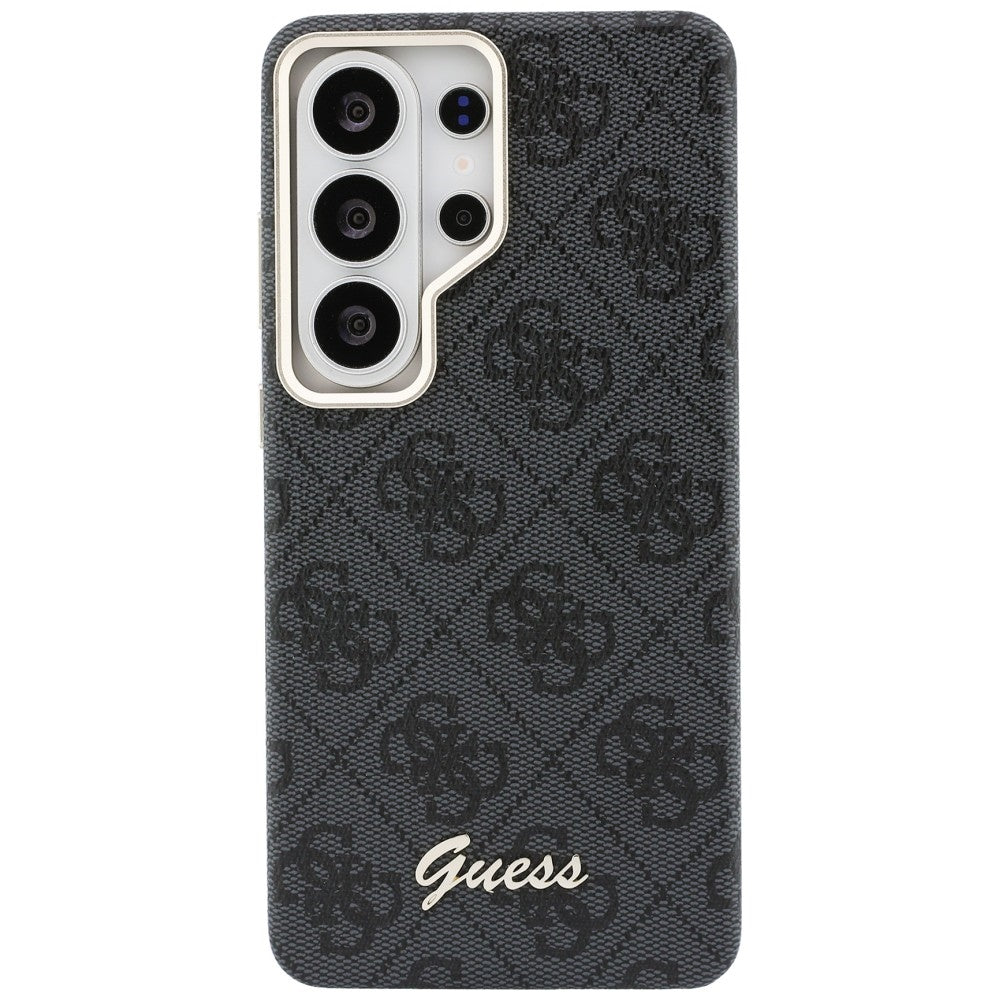 Futrola MagSafe za Samsung Galaxy S26 Ultra S948, Guess, 4G Script Logo, Crna