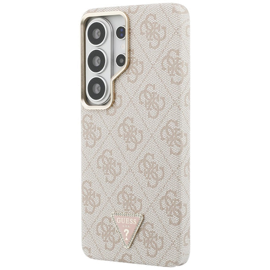 Futrola MagSafe za Samsung Galaxy S26 Ultra S948, Guess, 4G Triangle Logo, Roze