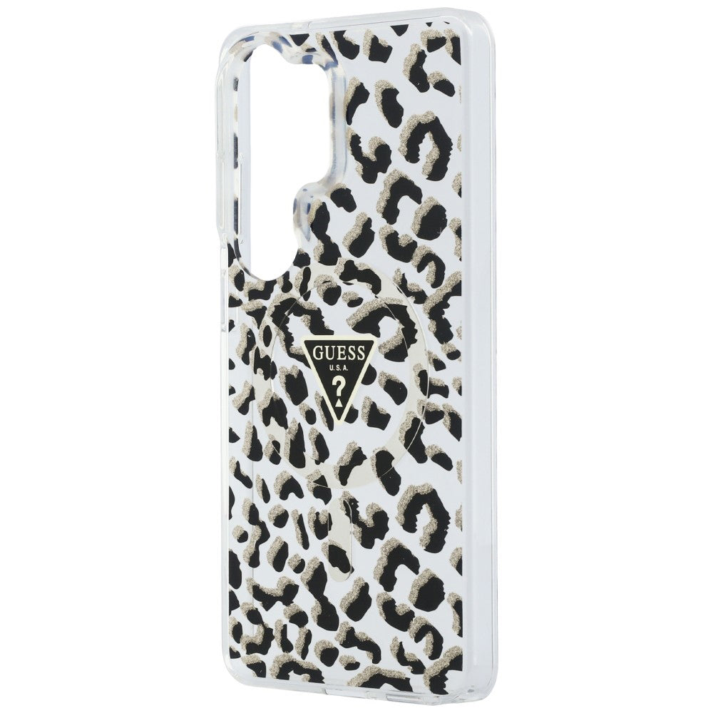 Futrola MagSafe za Samsung Galaxy S26 Ultra S948, Guess, IML Leopard Pattern, Crna