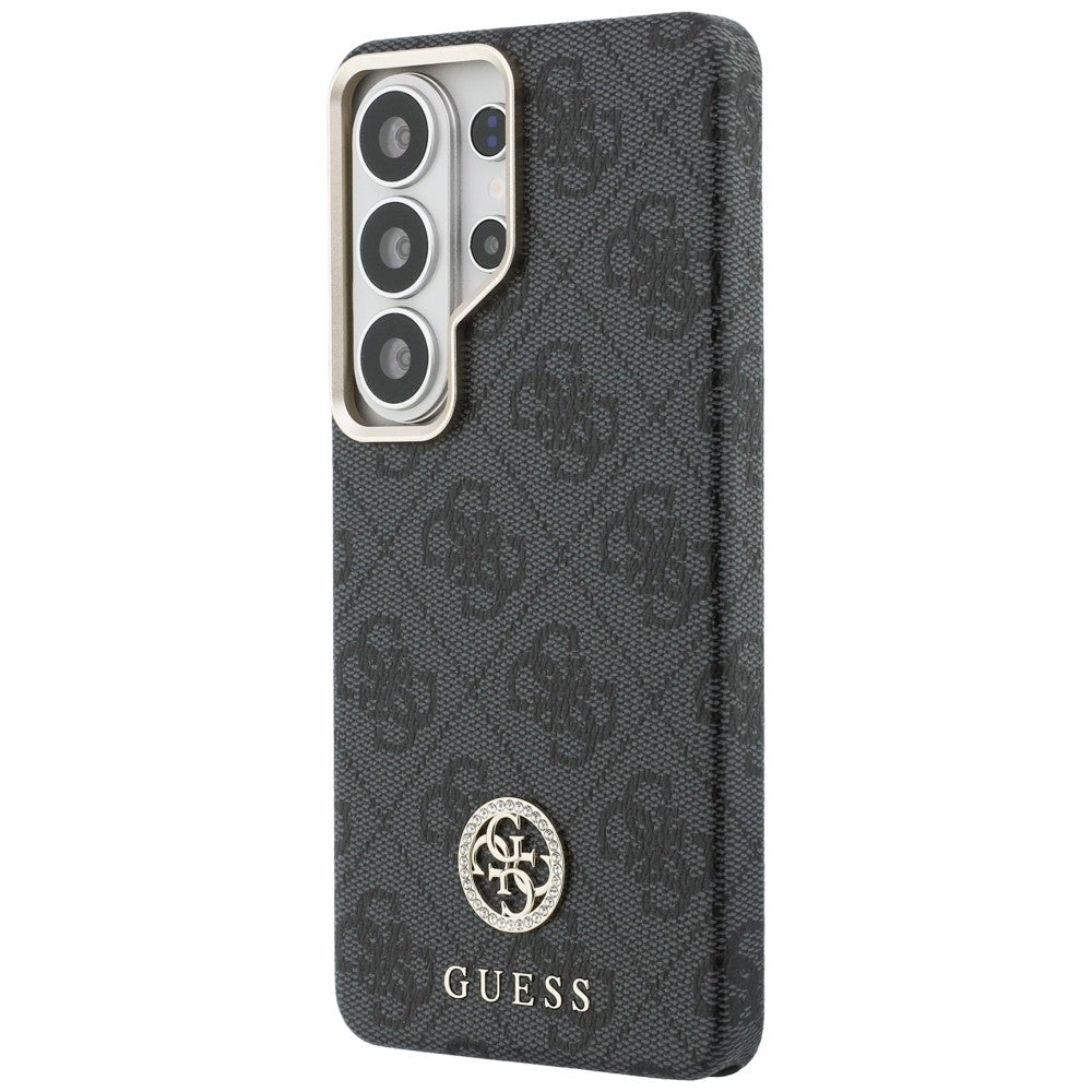 Futrola MagSafe za Samsung Galaxy S26 Ultra S948, Guess, Strass Round Logo, Crna