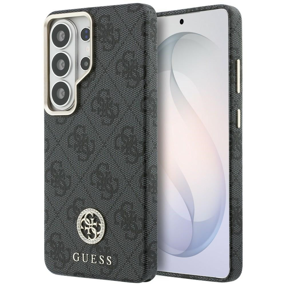 Futrola MagSafe za Samsung Galaxy S26 Ultra S948, Guess, Strass Round Logo, Crna