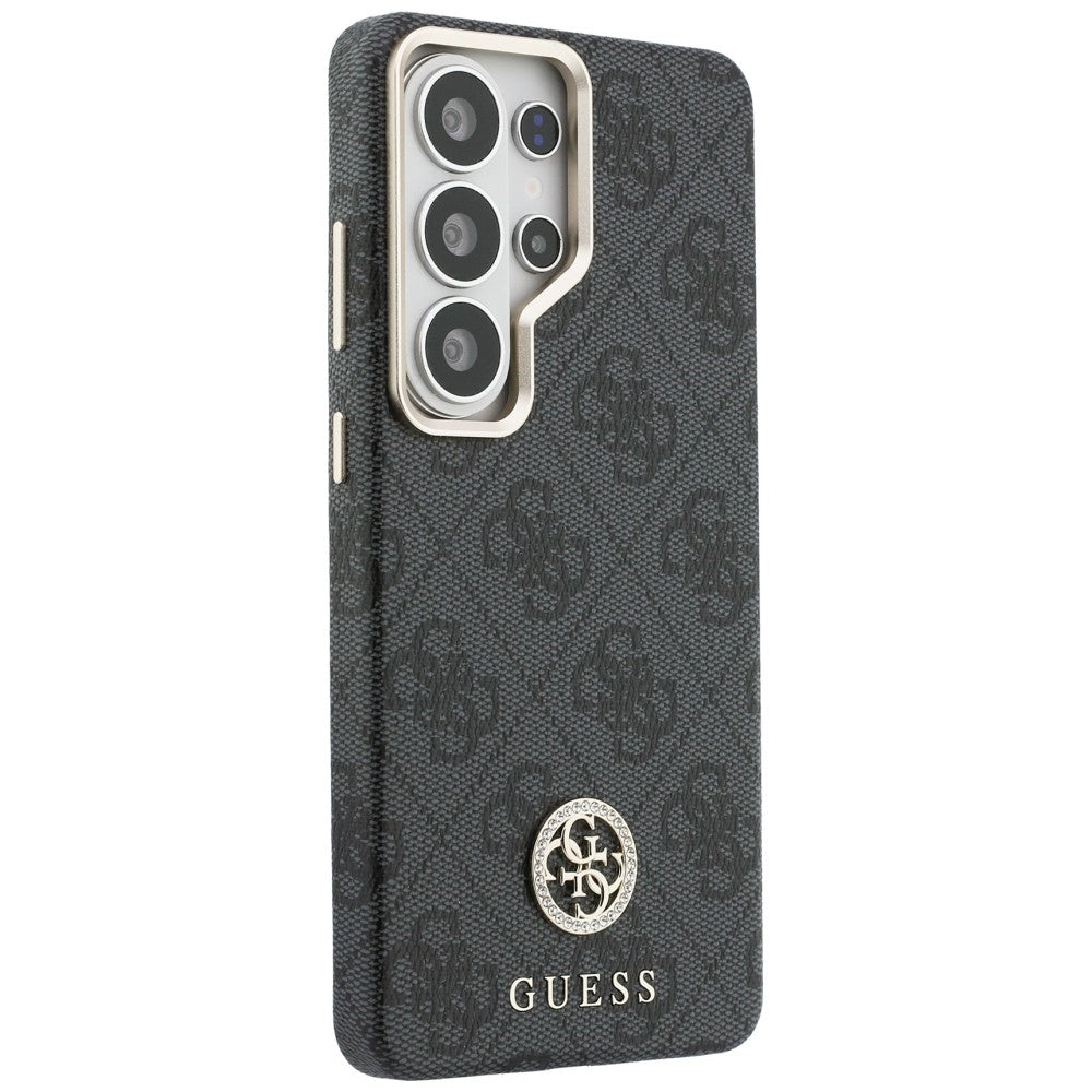 Futrola MagSafe za Samsung Galaxy S26 Ultra S948, Guess, Strass Round Logo, Crna