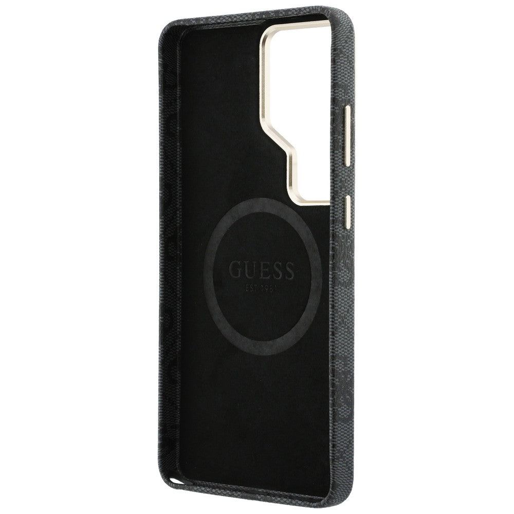 Futrola MagSafe za Samsung Galaxy S26 Ultra S948, Guess, Strass Round Logo, Crna