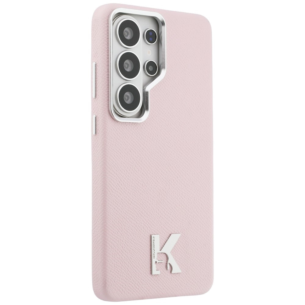 Futrola MagSafe za Samsung Galaxy S26 Ultra S948, Karl Lagerfeld, Karl Head Logo, Roze