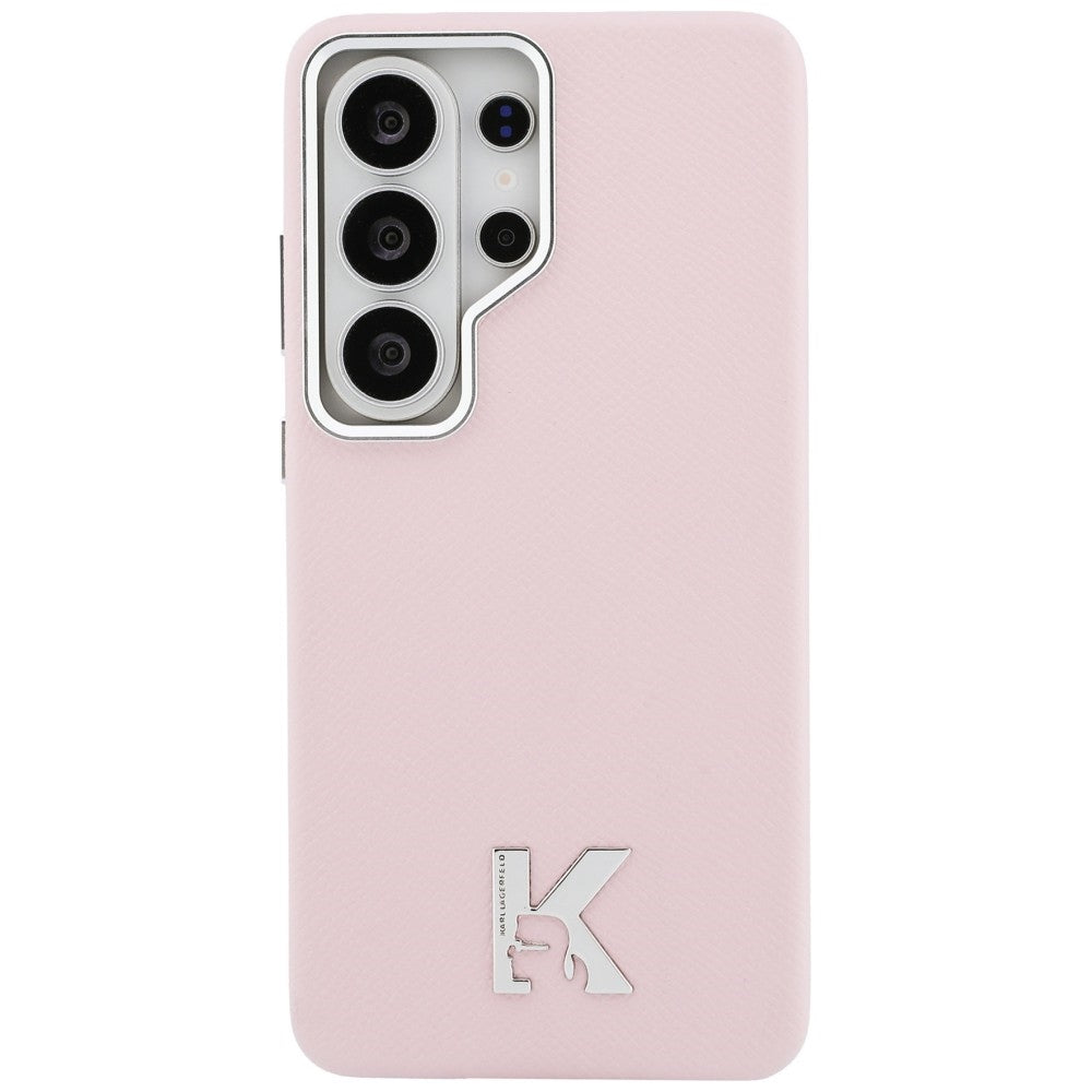 Futrola MagSafe za Samsung Galaxy S26 Ultra S948, Karl Lagerfeld, Karl Head Logo, Roze