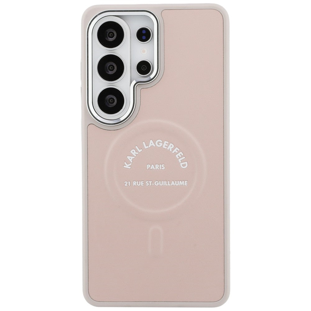Futrola MagSafe za Samsung Galaxy S26 Ultra S948, Karl Lagerfeld, Karl RSG Logo, Roze