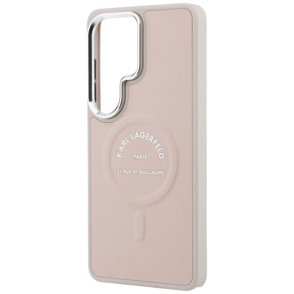 Futrola MagSafe za Samsung Galaxy S26 Ultra S948, Karl Lagerfeld, Karl RSG Logo, Roze