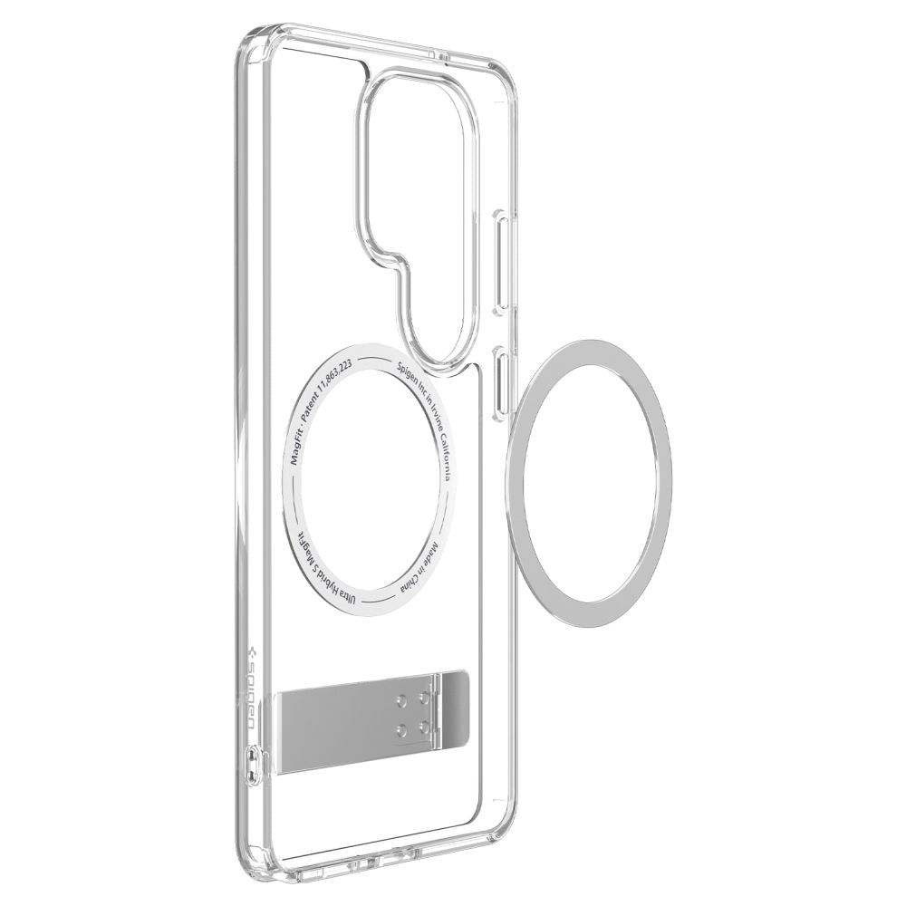 Futrola MagSafe za Samsung Galaxy S26 Ultra S948, Spigen, Ultra Hybrid S, Transparent Bela ACS11032