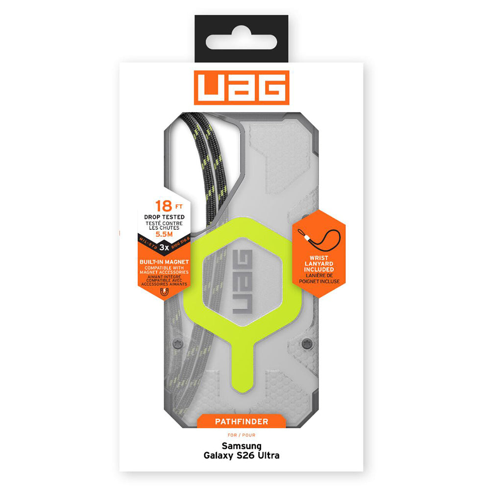 MagSafe futrola za Samsung Galaxy S26 Ultra S948, Urban Armor Gear, Pathfinder Clear, Zelena