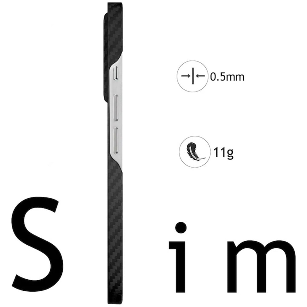 Futrola MagSafe za Samsung Galaxy S26 Ultra S948, Techsuit, Aramid Fiber, Crna