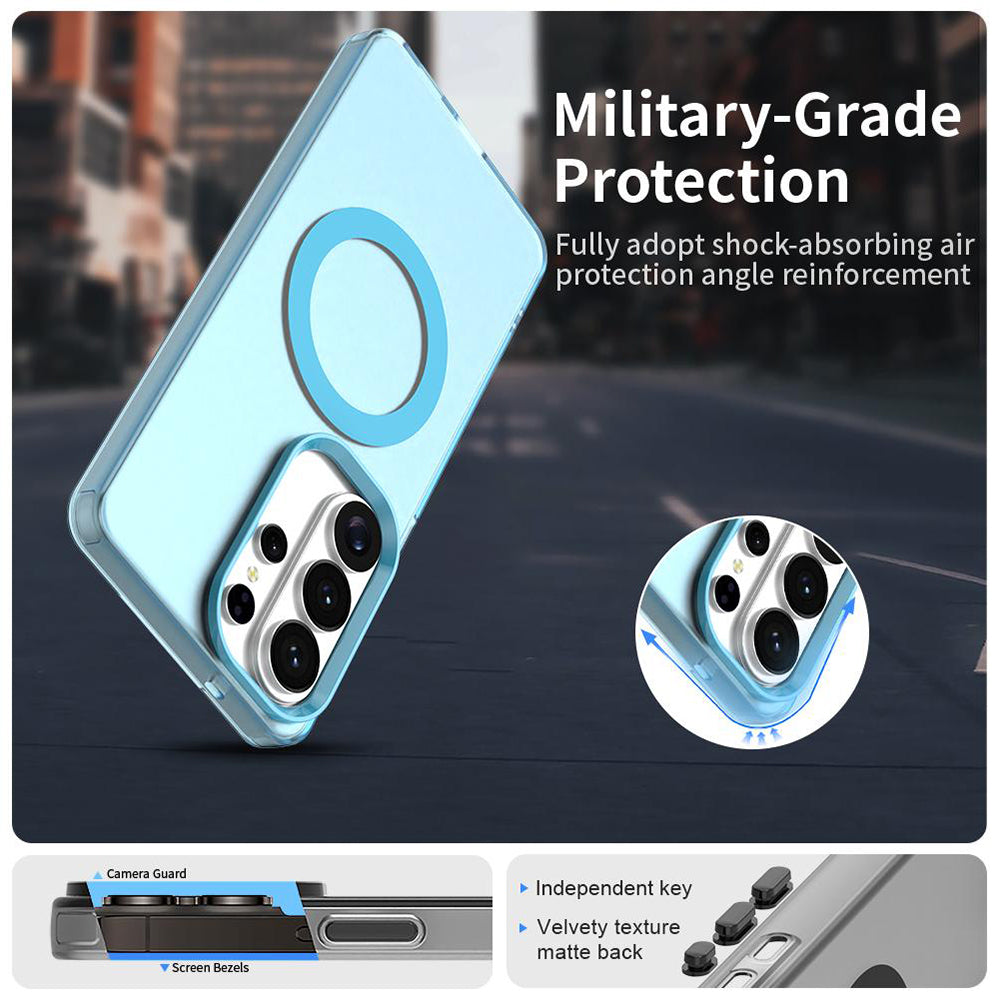 Futrola MagSafe za Samsung Galaxy S26 Ultra S948, Techsuit, CandyCase, Plava