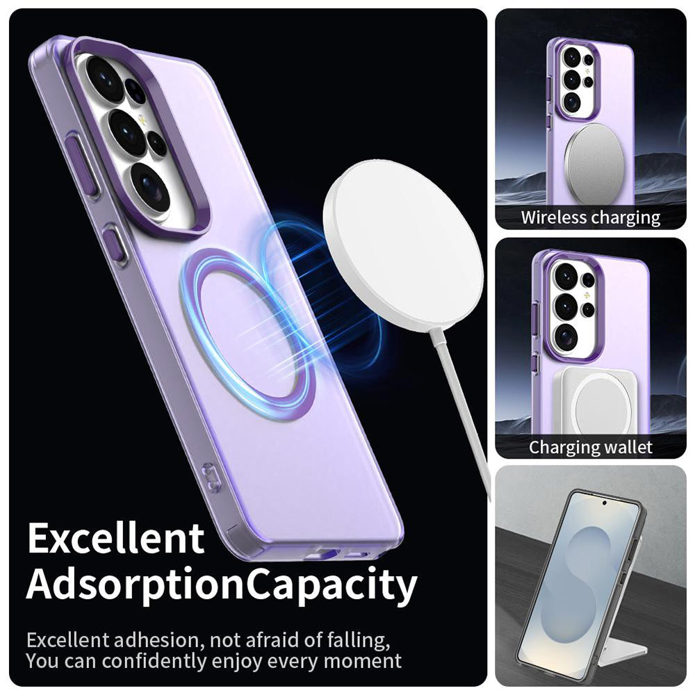 Futrola MagSafe za Samsung Galaxy S26 Ultra S948, Techsuit, CandyCase, Ljubičasta